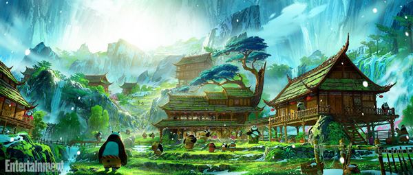 หมู่บ้าน Kung Fu Panda 3 5